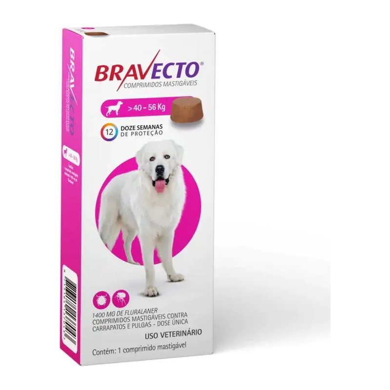 Comprimido Bravecto Perro 40-56 kg