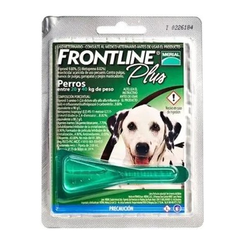 Pipeta Frontline Plus 20-40 kg