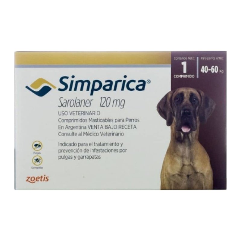 Comprimido Simparica Perro 40-60 kg