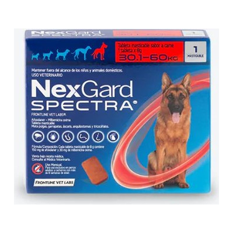Comprimido Nexgard Spectra 30-60 kg