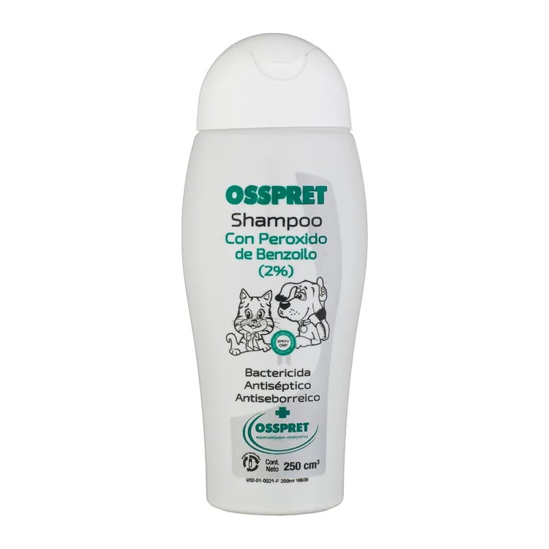 Shampoo Osspret Peróxido Benzoilo 250ml
