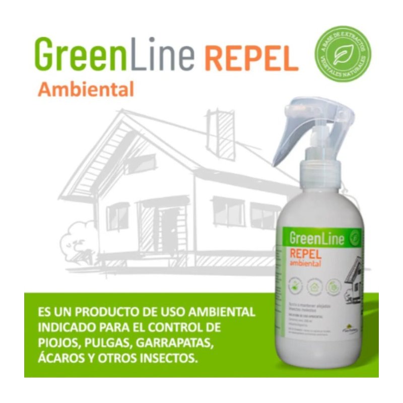 Pipeta Greenline Repel Ambiental 250ml Von Franken