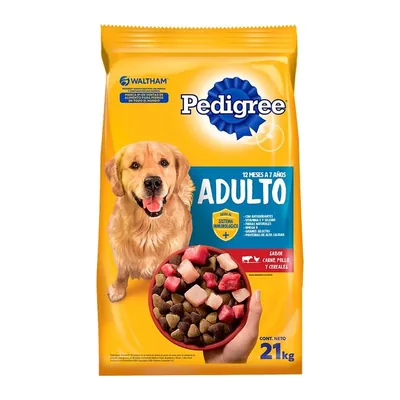 Pedigree Adulto Carne-pollo-cereal 21kg