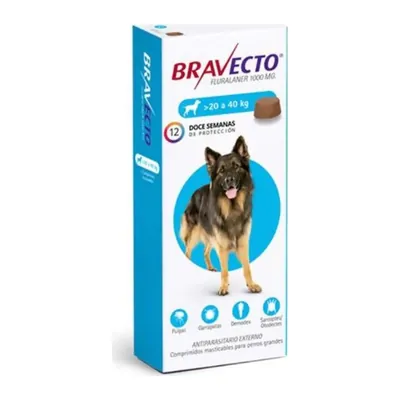 Comprimido Bravecto Perro 20-40 kg