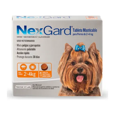 Comprimido Nexgard Perro 02-04 kg Merial