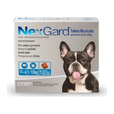 Comprimido Nexgard Perro 04-10 kg Merial