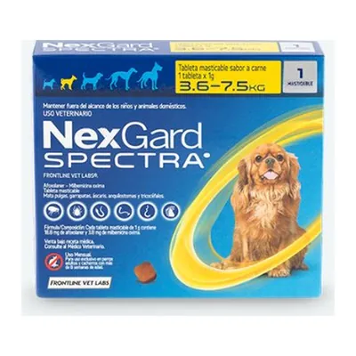 Comprimido Nexgard Spectra 03.5-7.5 kg