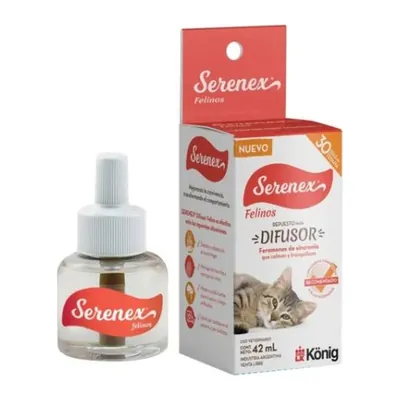 Serenex Feromonas Repuesto Difusor Gato 42ml Konig