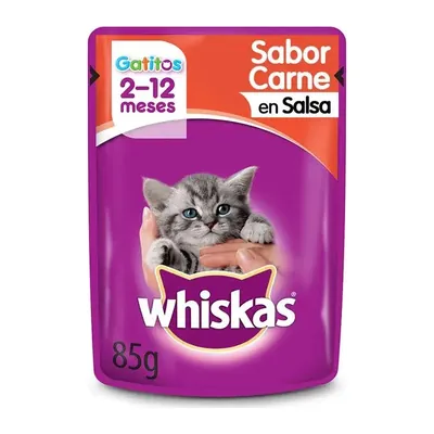 Whiskas Pouch Gatito Carne